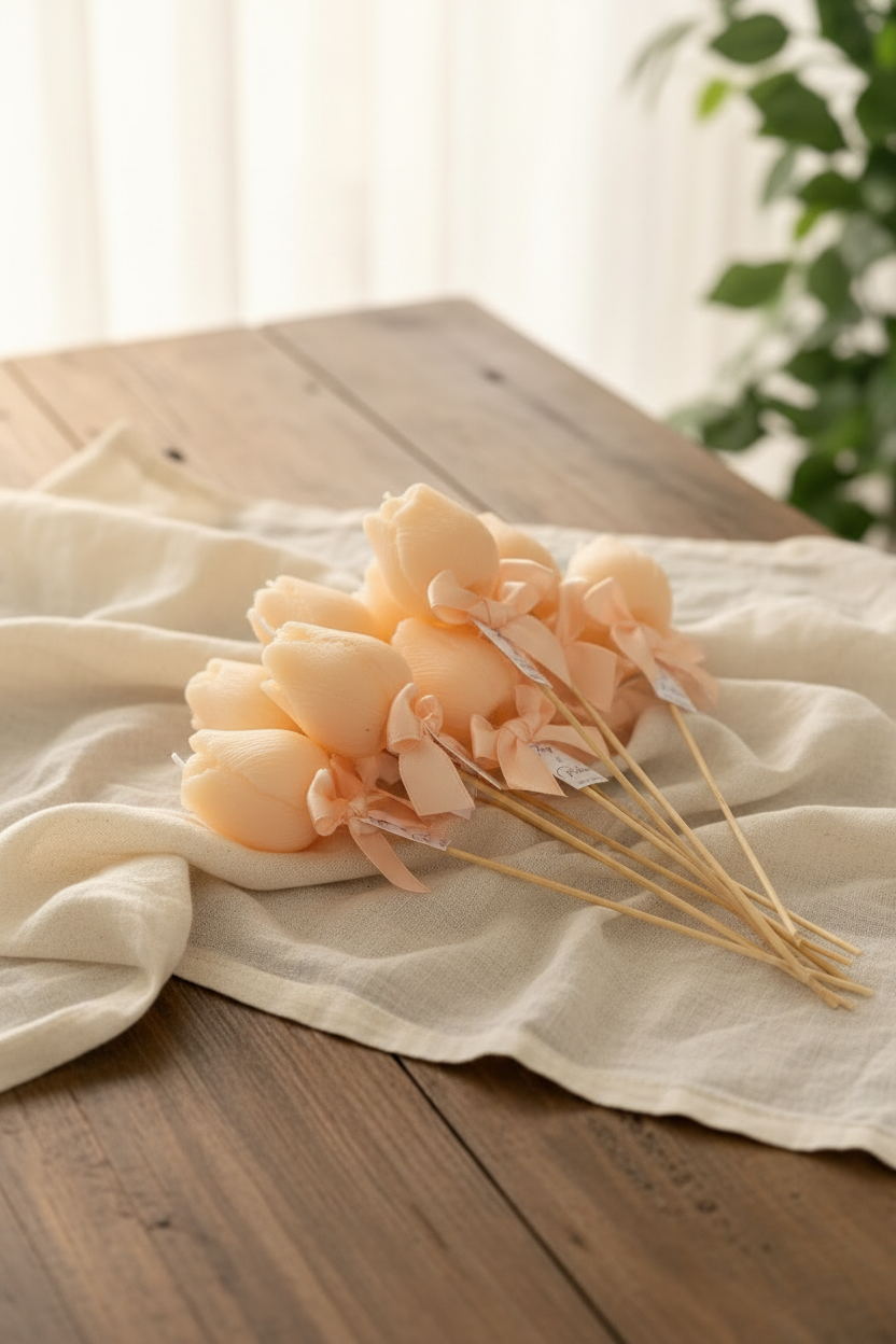 Tulip Candle Pastel