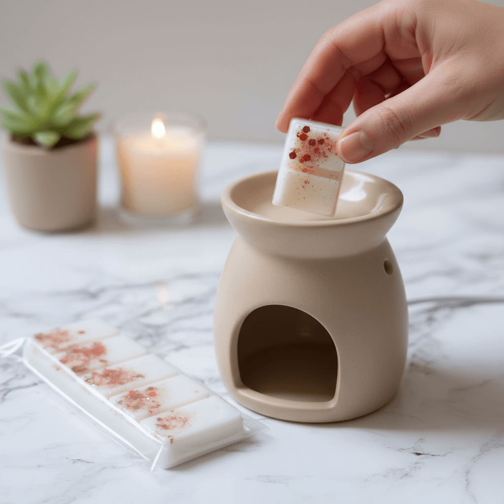 Snapbar Ámbar de Seda - Tableta de Cera de Soja | Aralia Candles - AraliaCandles