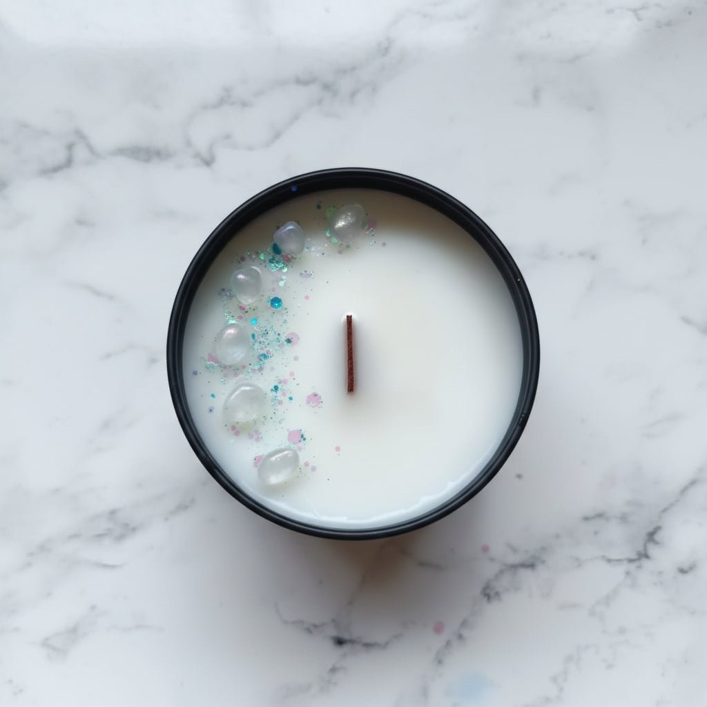 Foto stock Piedra luna Aralia Candles