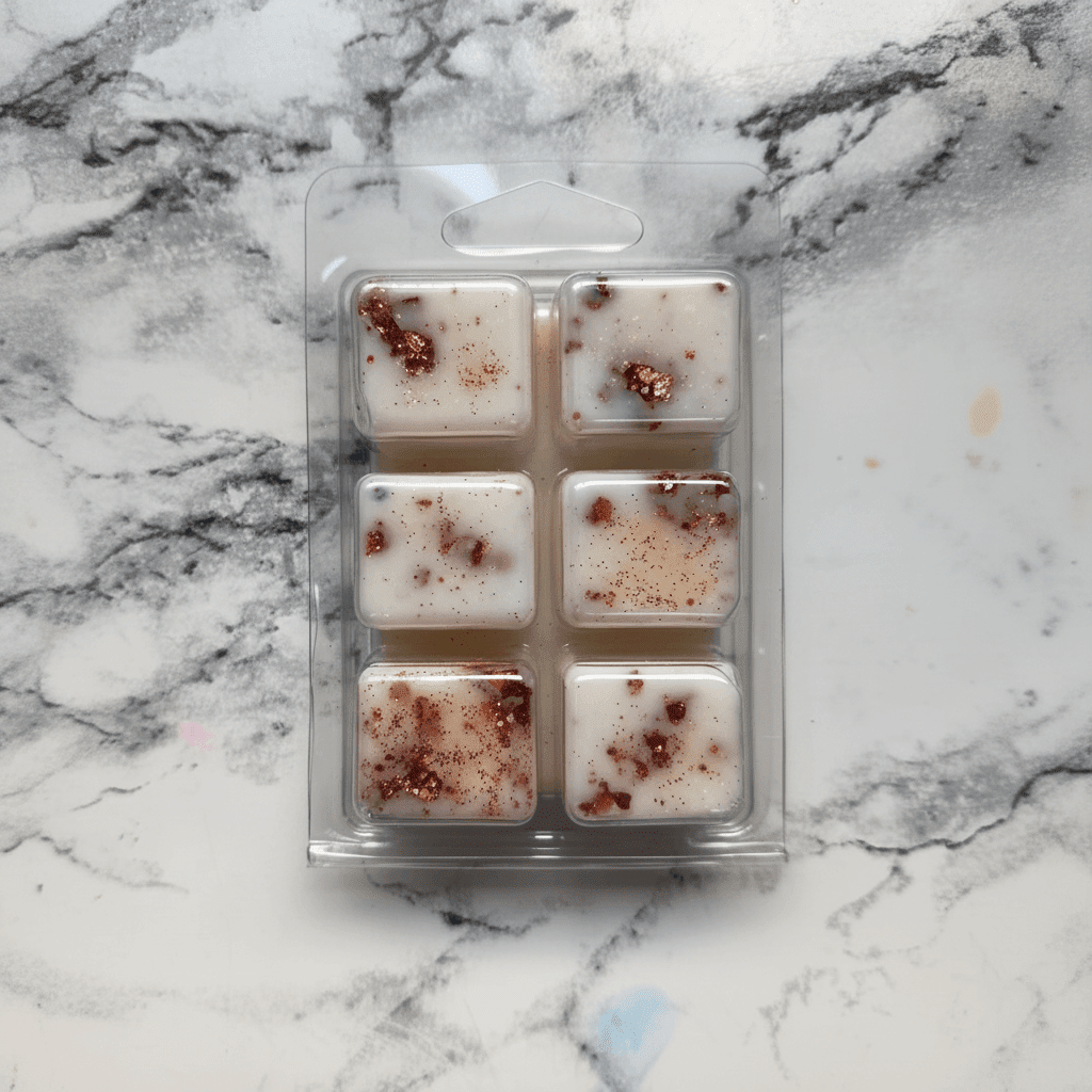 Wax Melt Ámbar de Seda - Clamshell 6 Cubos - AraliaCandles