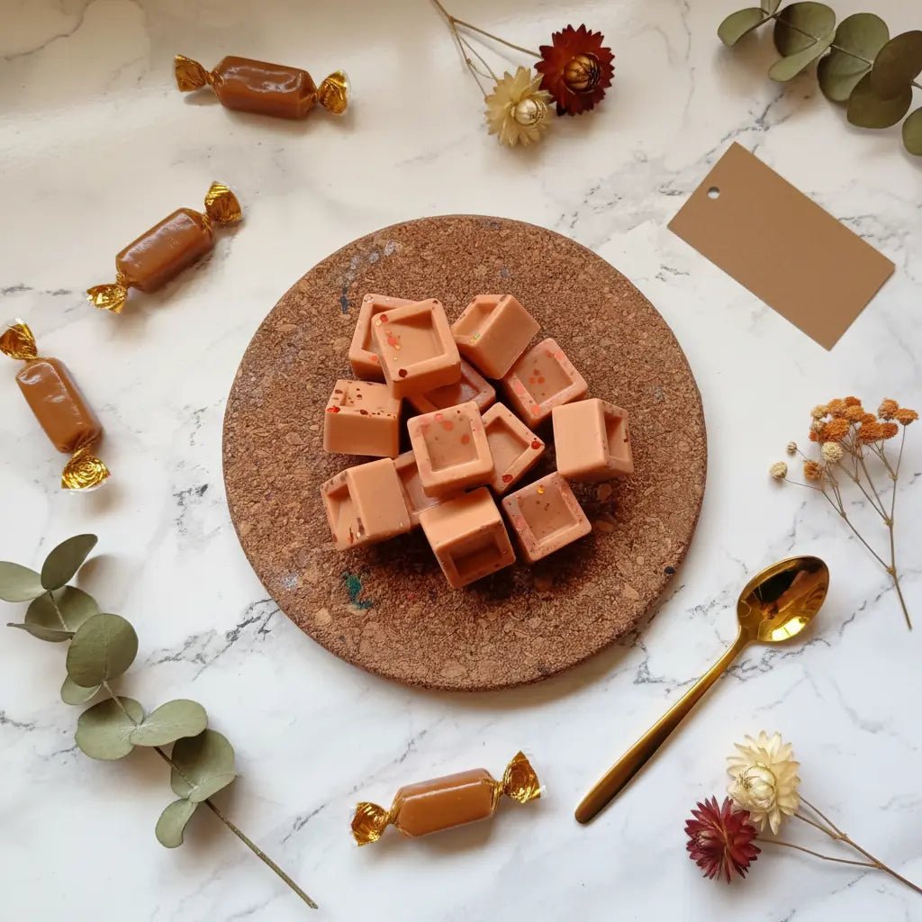 Wax Melts Caramelo - Dados Aromáticos 80g | Aralia Candles - AraliaCandles