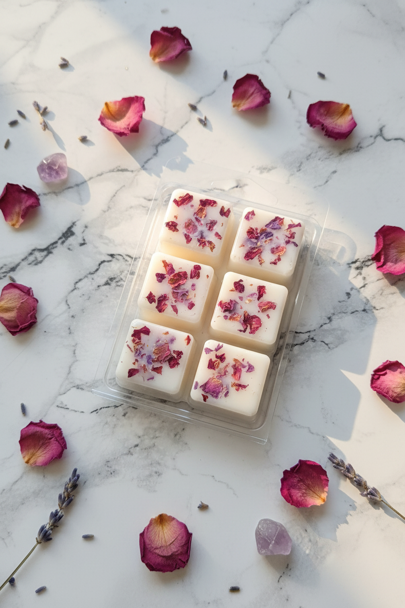 SnapBar Agua de Rosas y Sal del Himalaya - Wax Melts Aromáticos