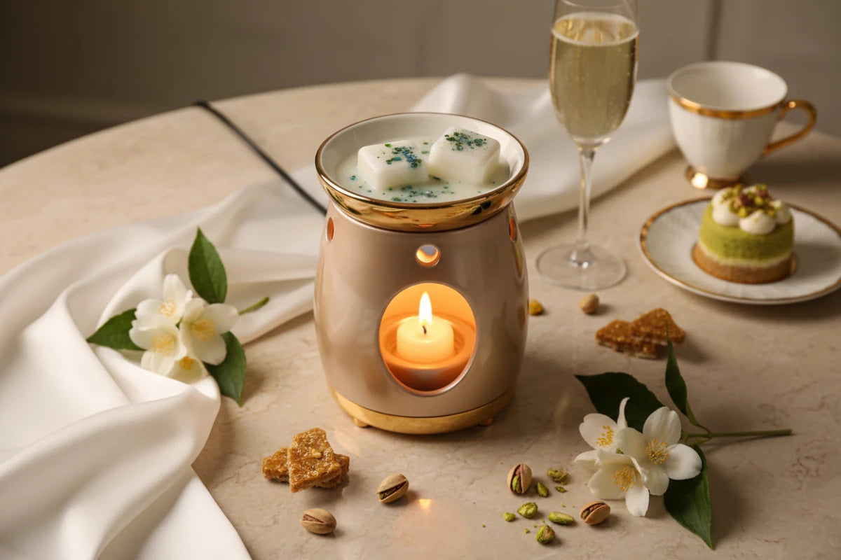 Wax Melts Pistacho Ron y Jazmín - Dados Aromáticos 80g | Aralia Candles - AraliaCandles