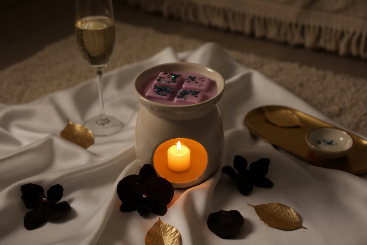 Wax Melts Orquídea Negra - Dados Aromáticos 80g | Aralia Candles - AraliaCandles