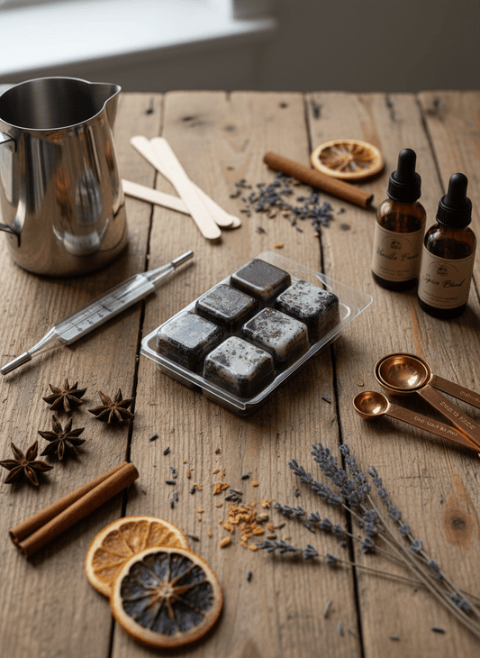 Wax Melts Cookies y Vainilla Soja - Dados Aromáticos Gourmand Cálidos para Hogar | Aralia Candles - AraliaCandles